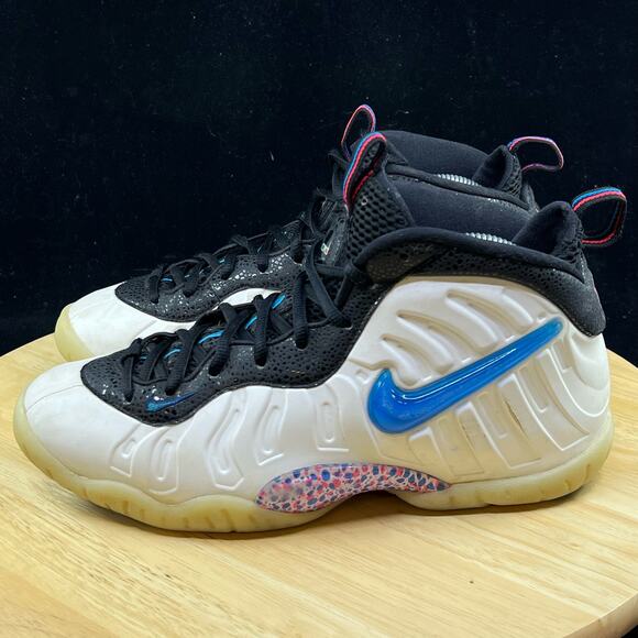 Nike Boys Little Posite Pro 644792-102 White Basketball Sneakers Sz 7y/ 8.5 W - Picture 8 of 12